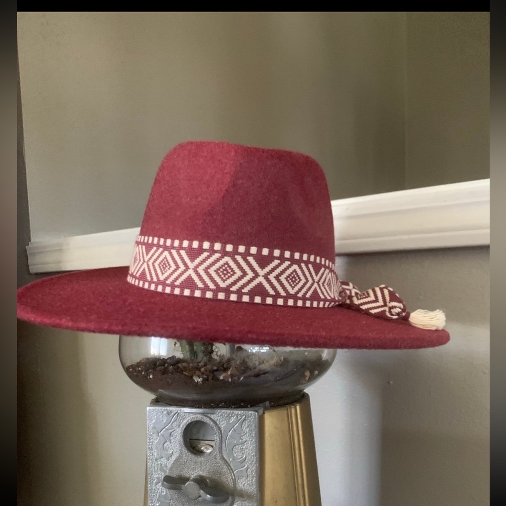 C.C. Geometric Trim Cowboy Hat